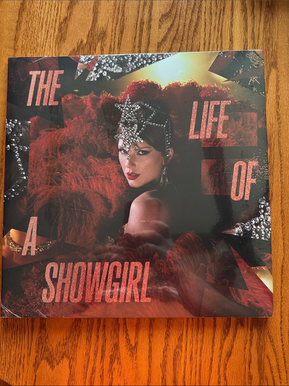 Taylor Swift - The Life of a Showgirl - Red Feathers Album Cover
